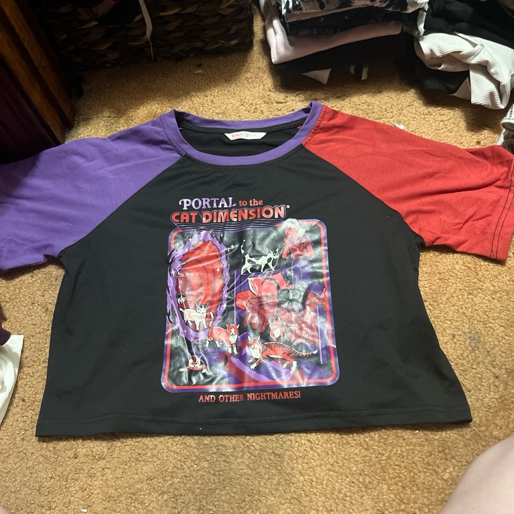 Stevenrhodes Street crop t-shirt